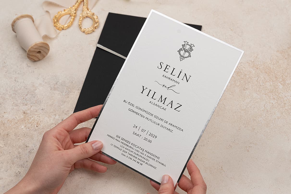 Erdem Davetiye Ümraniye Düğün Davetiyesi – Model 5121